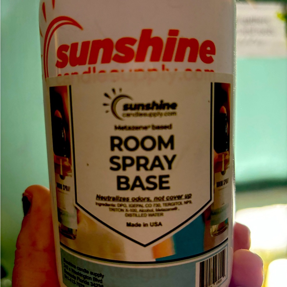 Half full room spray base and 15 spray bottles for DIY room spray